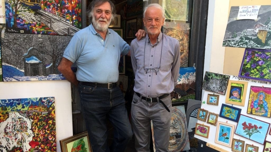 Giuseppe Possa presenta la mostra di Antonio Rondoni a Castano Primo